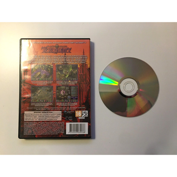 Planescape: Torment [PEGI 16] (PC/Windows, 1999) Interplay Box & Disc, No Manual - Picture 2 of 4